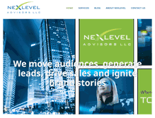 Tablet Screenshot of nexleveladvisors.com